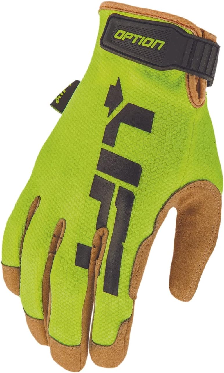LIFT Safety Option Winter Work Gloves | Thinsulate Insulation | Durable Synthetic Leather Palm | Water-Resistant & Breathable