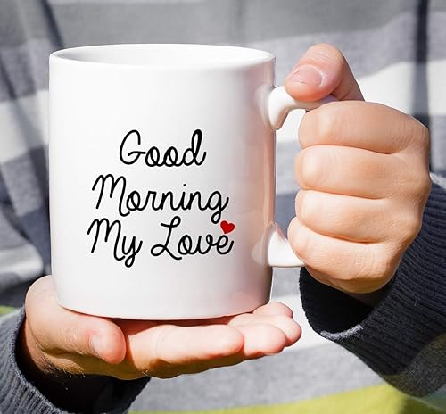 Miniatura 4 de Retreez Taza divertida  Good Morning My Love - Tazas de café de cerámica de 11 onzas  Divertido, sarcasmo, sarcástico, motivacional, regalos de