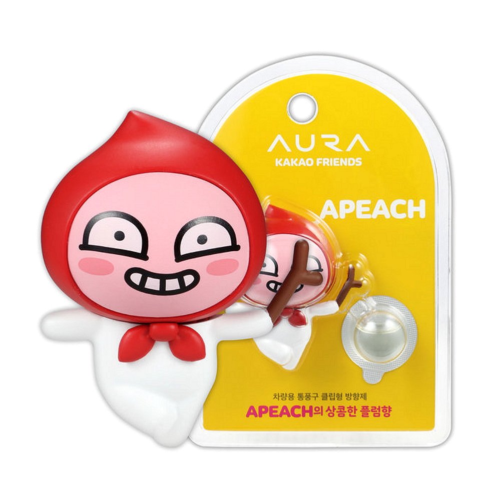 KAKAO FRIENDSApeach Car Air Fresheners Figure Vent Clip Type Season2