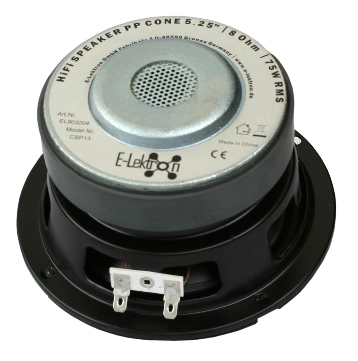 E-Lektron HiFi Chassis Basslautsprecher/Mitteltöner 8 Ohm Einbau (CSP13-5,25"/13cm)