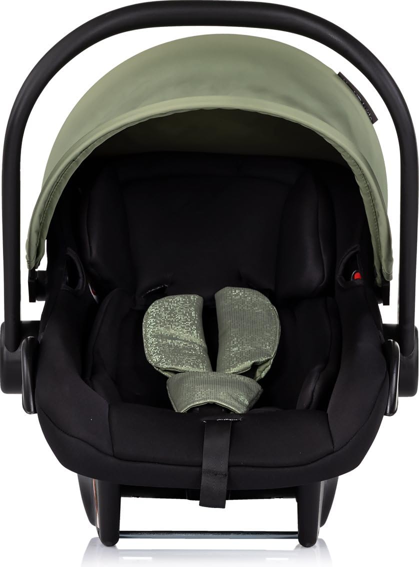 Chipolino Babyschale Vista i-Size (40-87cm) Gruppe 0+, Sonnendach, 3D-Kissen grün