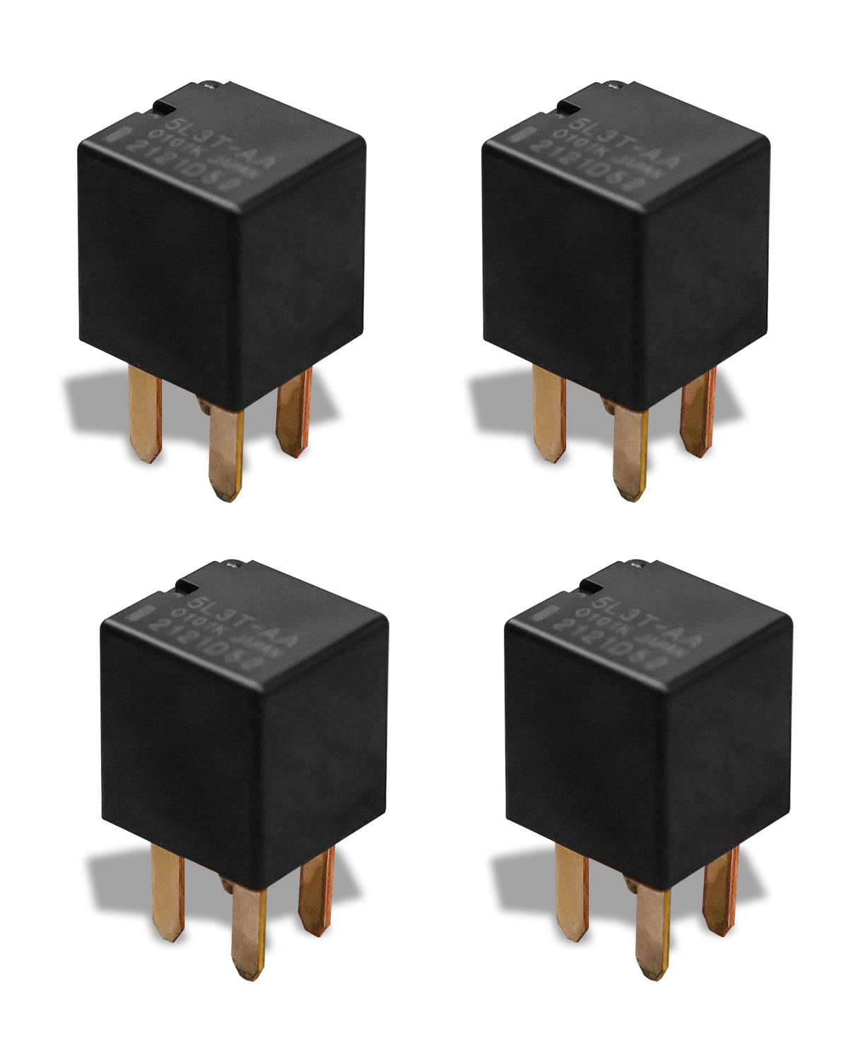 Lot De 2 Relais 4016819 – 12V DC, 20A – Pour Remplacer Référence 8T2T-CA – Pour Véhicules Et Applications électriques