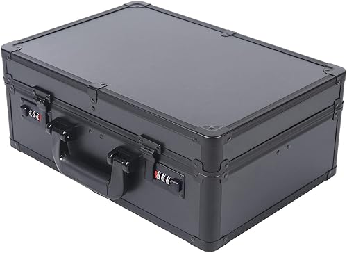 Miniatura 8 de Estuche de peluquero profesional, almacenamiento de kits de herramientas de peluquería, caja de herramientas de peluquería de viaje de doble capa,