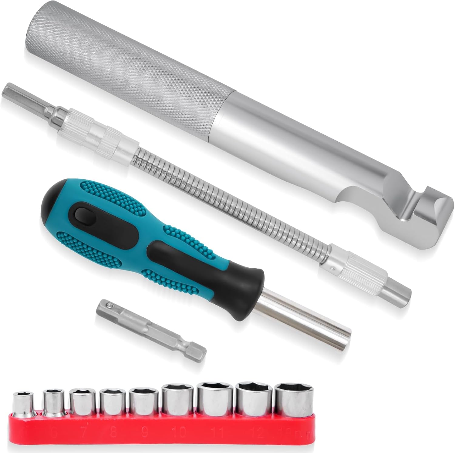 Universal Belt Changing Tool Kit for Polaris RZR - Complete Clutch Cover Removal Tool Set with Belt Change Tools for Polaris General, RZR 900/1000 XP, compatible with nearly all models