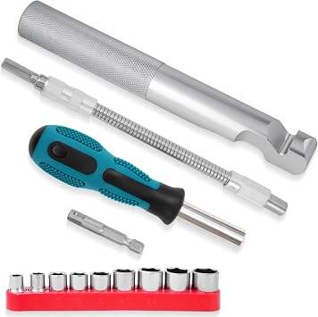 Universal Belt Changing Tool Kit, Polaris RZR Clutch Cover Removal Set | Complete Tool Set with Belt Change Tools for Polaris General, RZR 900/1000 XP, Compatible with Nearly All Models