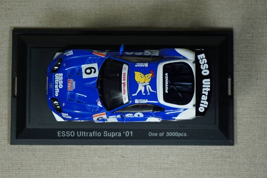 エブロ ESSO Ultrafro SUPRA 2001 エッソ ウルトラフロー Amazon | 1/43 JGTC EBBRO ミニカー ESSO Ultraflo Supra #6
