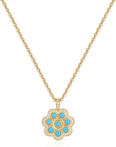 BENEIGE Gold Pendant Necklace for Women, Simple 14K Gold Necklace, Fashion Jewel