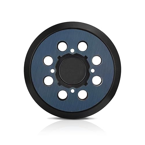 Almohadillas de lijadora de repuesto, placas de refuerzo de lijado de gancho y bucle de 5 pulgadas para lijadora orbital DWE64233 y N329079,