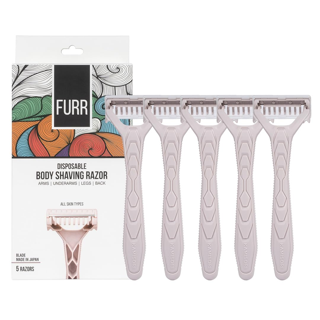 FURR Disposable Body Hair Removal Shaving Razor (Body Razor)