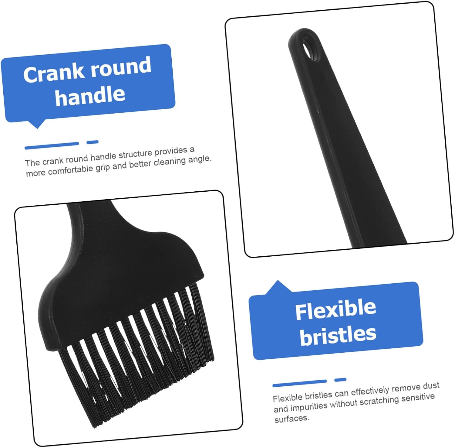 CHILDWEET Anti-Static Electronics Cleaning Brush Kit 13pcs Set with 12 Industrial Brushes and Air Blower Ball for Laptop Keyboard, PCB, Circuit Board, and Small Appliance Dust Removal