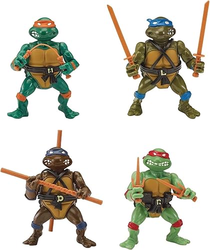Miniatura 2 de PlayMates TMNT Retro Rotocast PX - Juego de 6 figuras de acción