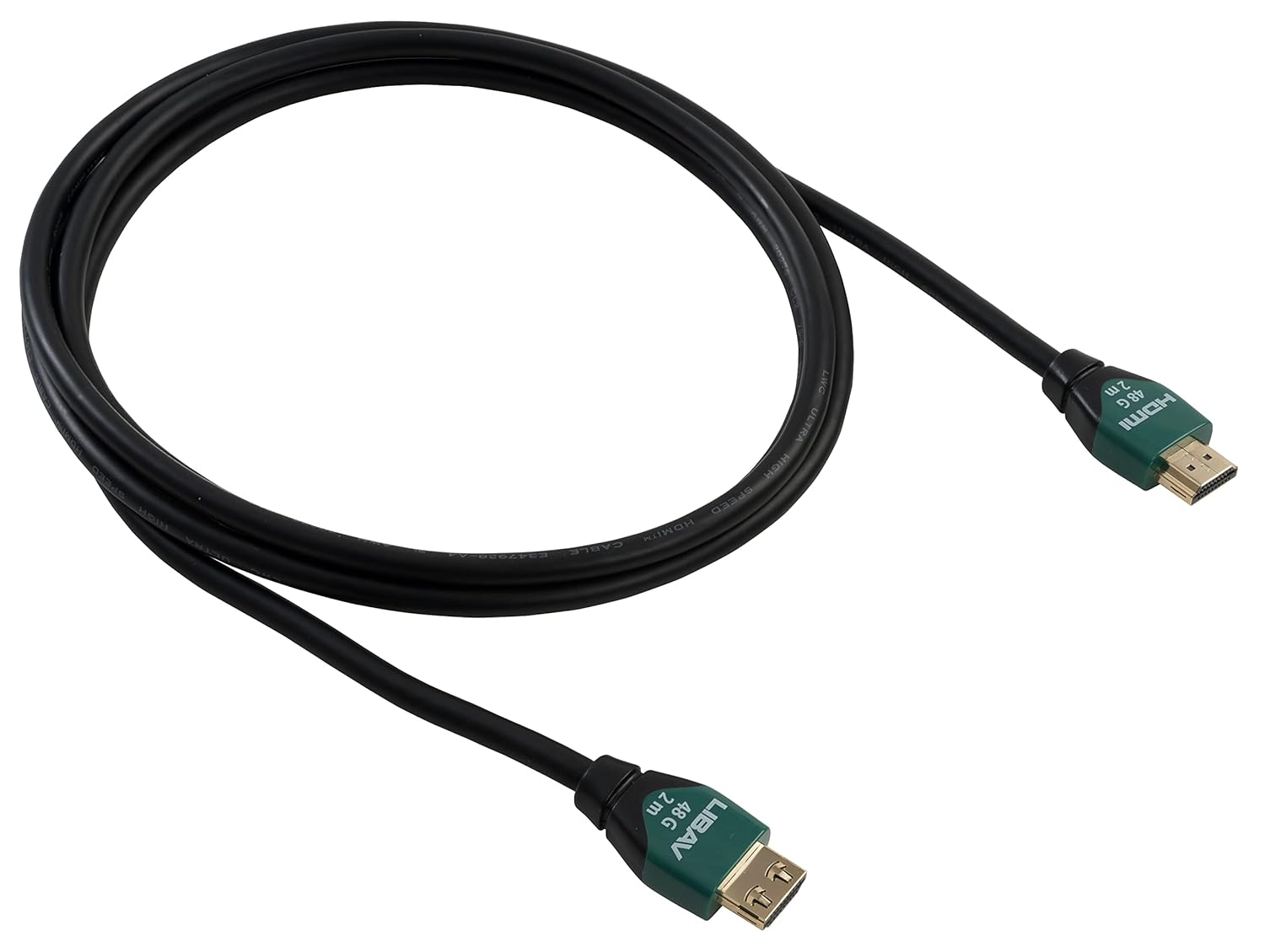 Liberty's Ultra Series Nebula with Ethernet 48G HDMI Cable 4K, 8K, and 10K Resolutions 1.0 Meter (3 Feet) Cable Length.Laptop, PC, Gaming, Projector, Monitor