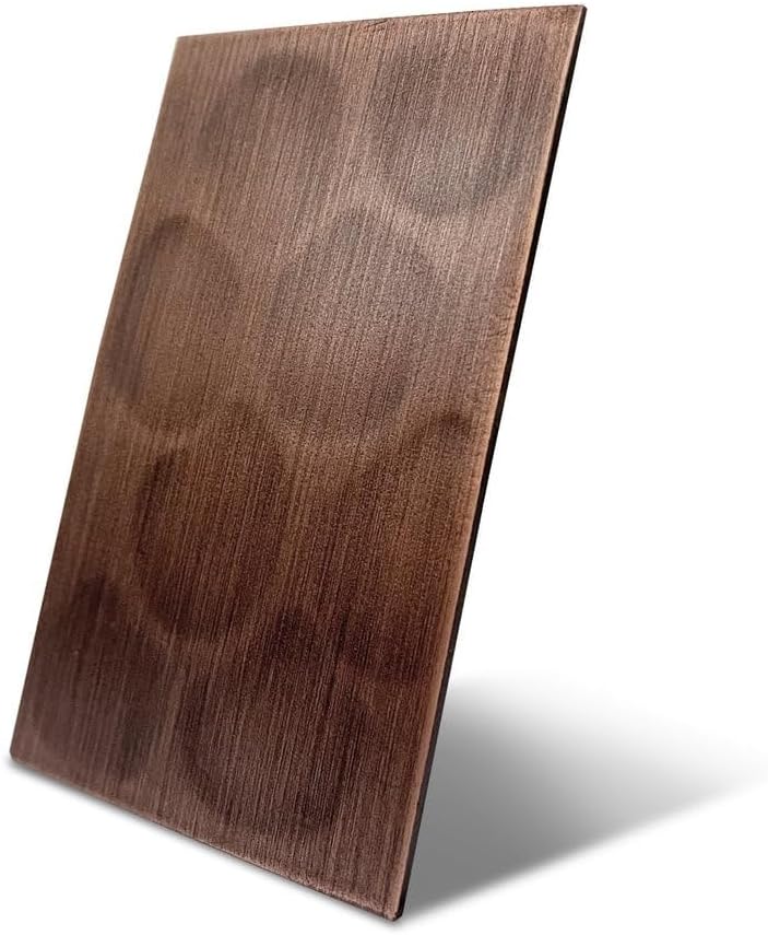 Generic Color Samples, Oil Rubbed Bronze Copper Color Light Hammered Texture, ORB-LH