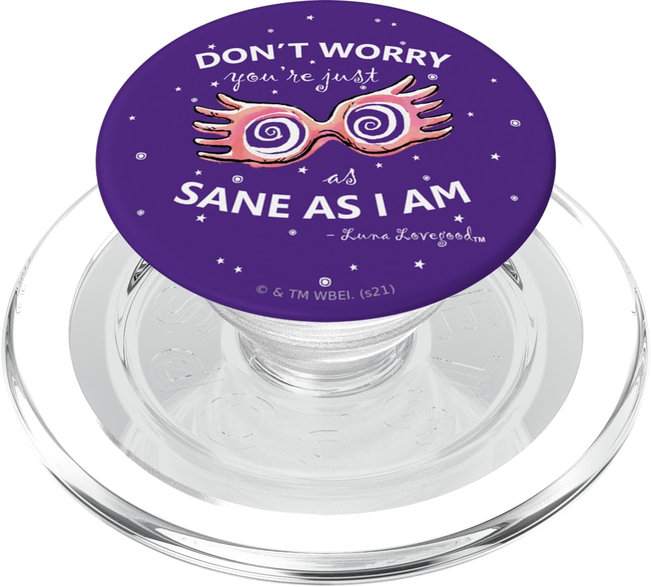 Harry Potter Luna Lovegood Spectrespecs White PopSockets PopGrip for MagSafe