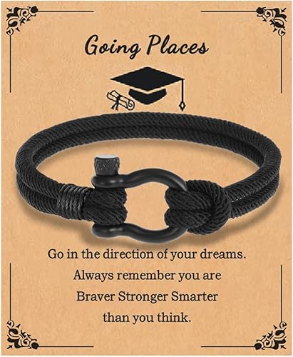 Pulsera con texto en inglés "To My Men" para hijo, nieto, bonificación, hijo, hombre, novio, adolescente, cumpleaños, graduación, aniversario,