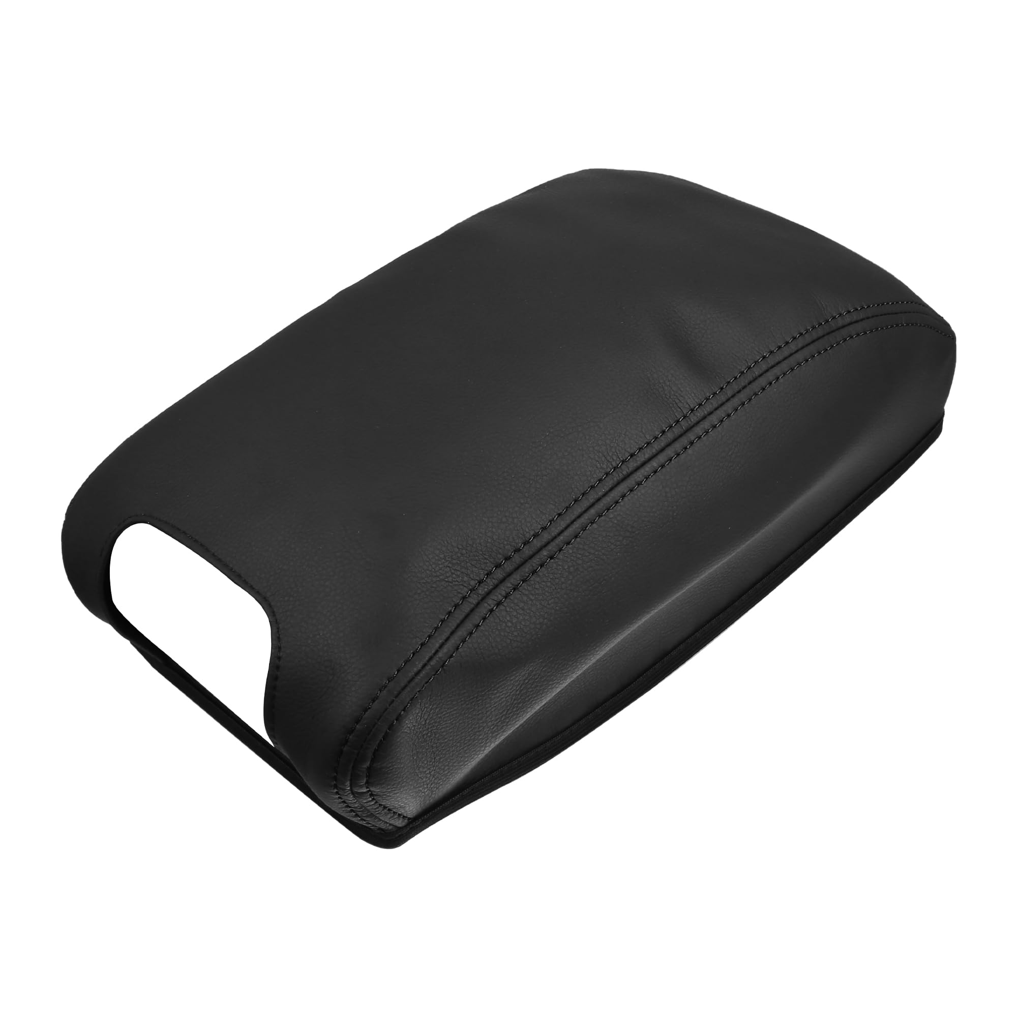 Black Vinyl Leather Center Console Lid Cover – Fits 2008-2013 Jeep Liberty