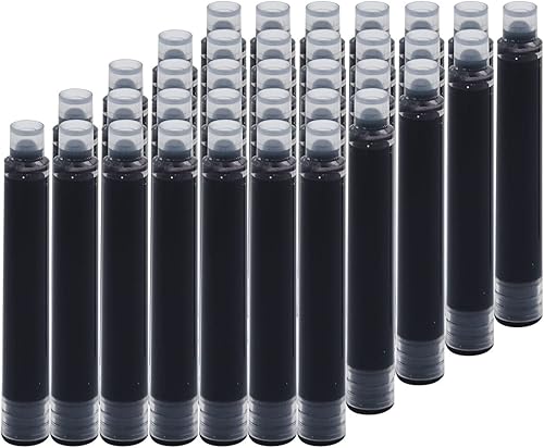 Miniatura 2 de SIPLIV 35 cartuchos de tinta, 0.134 in de diámetro de diámetro, pluma estilográfica de caligrafía, cartuchos de tinta de repuesto para pluma