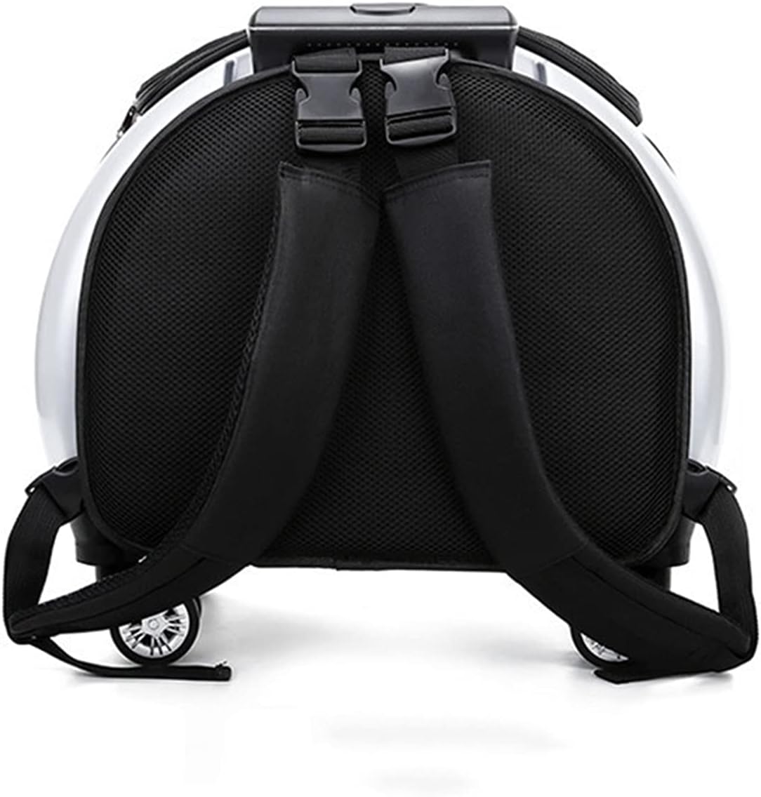 Pet Trolley Case Pet Bag Travel Carrier Portable Universal Wheel Telescopic Pole Transparent Cat and Dog Suitcase