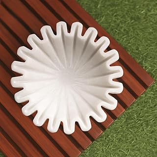 SWADESHI BLESSINGS HandCrafted Marble Ruffle Bowl/Antique Scallop Bowl/F...