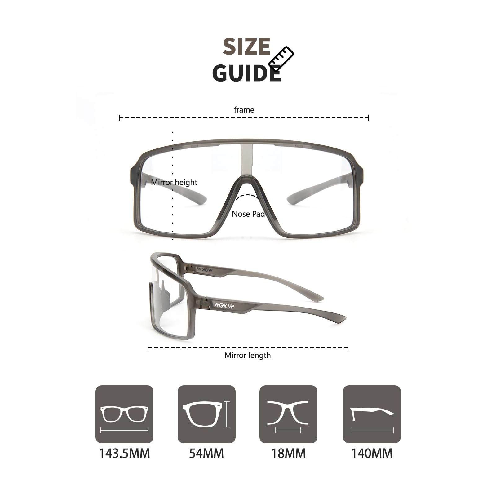 Lunettes de cyclisme photochromiques pour homme et femme Protection UV400