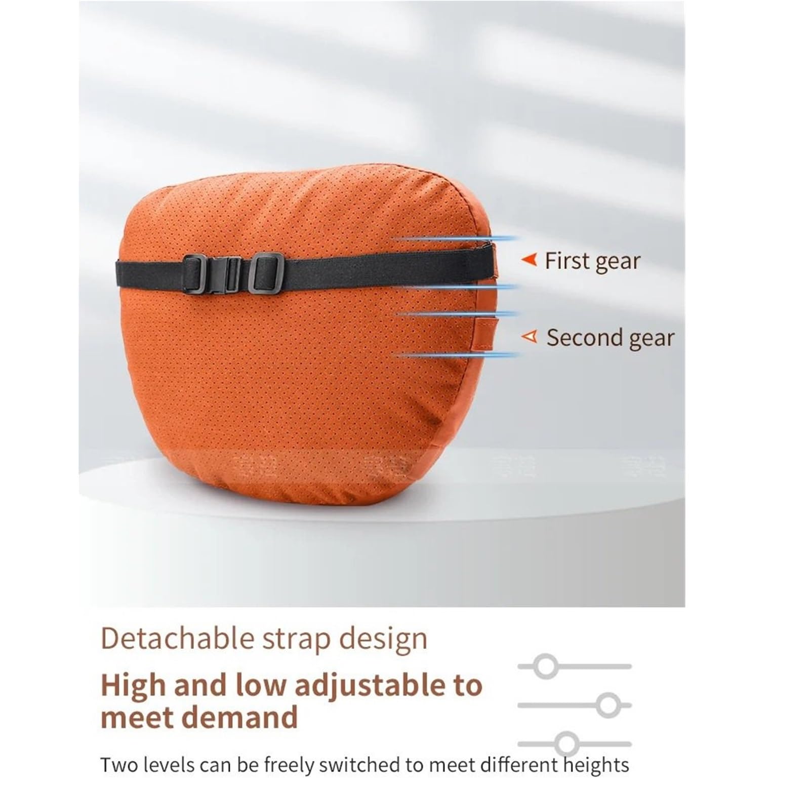 Cale-têtes pour sièges Auto Compatible avec Bentley Continental GT, Mulliner Bentayga. Coussin Lombaire Appui-tête pour Voiture de Tourisme, Coussin Doux pour la Nuque Tête de Voiture(Brown)