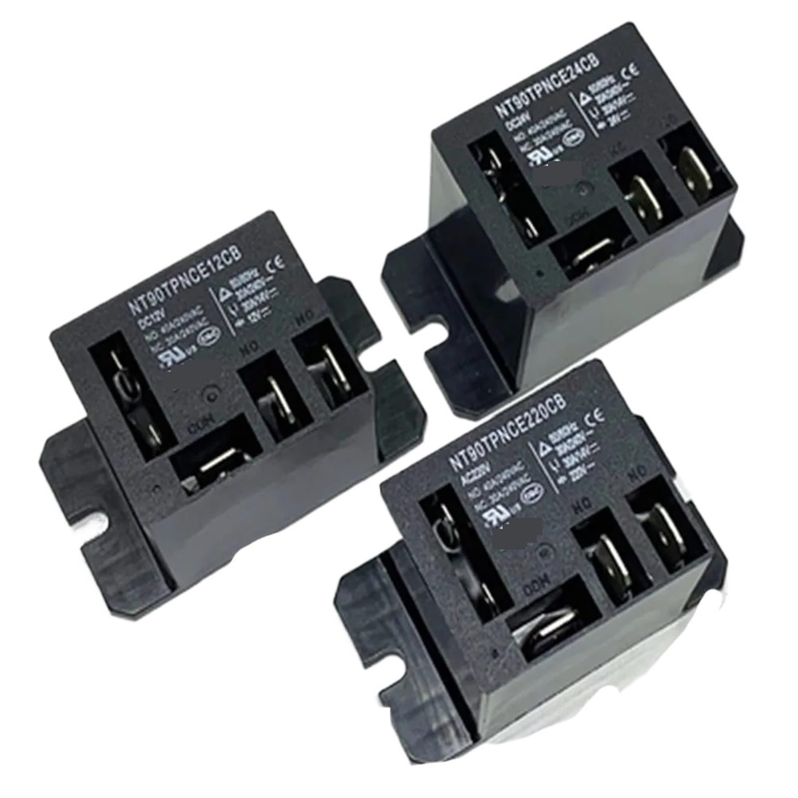 Relais NT90TPNCE12CB 12VDC haute capacité 40A commutation stable pack de 10