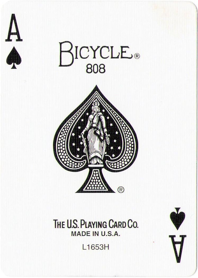 Carte Bicycle à Double Valeurs (Dame Coeur / 6 De Trèfle