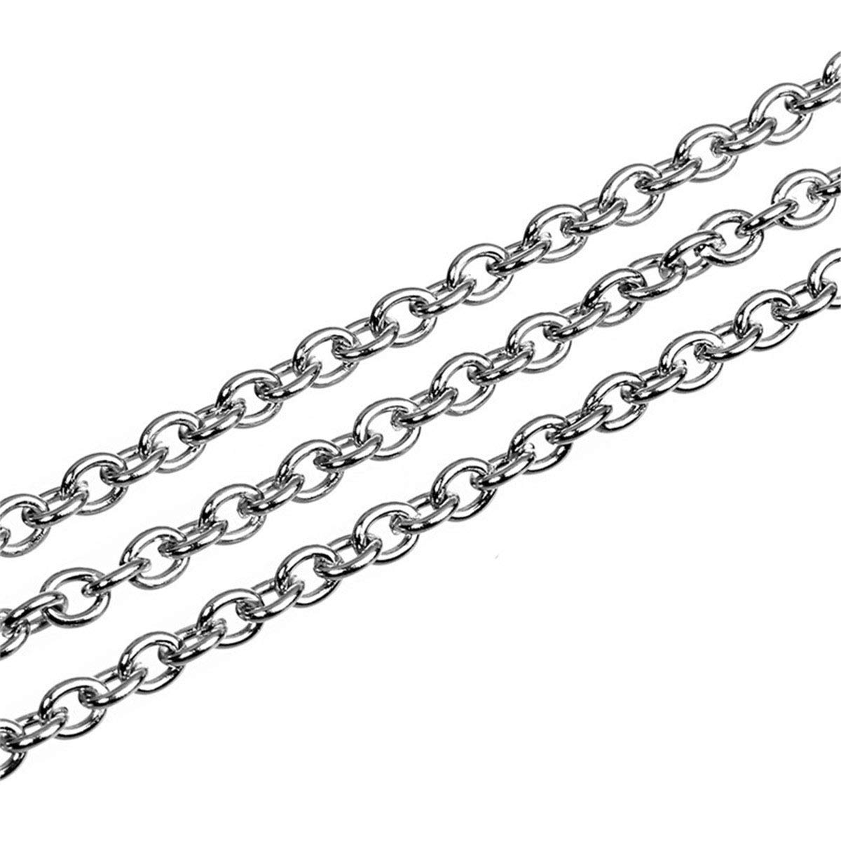 Cadenas De Cable De 304 Acero Inoxidable, Cadenas De Corte De Diamante Sin Soldar