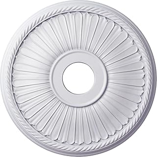 Ekena Millwork CM20BE1 20 1/8-Inch OD x 3 7/8-Inch ID x 1 7/8-Inch Berkshire Ceiling Medallion