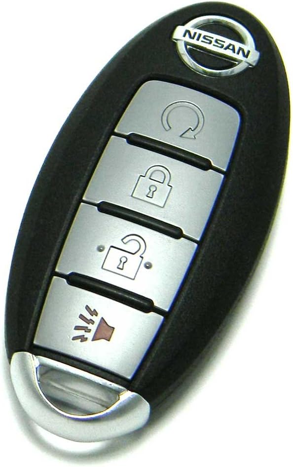 Nissan OEM 4-Button Smart Proximity Remote Key Fob, Black, Compatible with Nissan SUV, Pickup Truck, 2015-2018 Murano, 2016-2018 Pathfinder, 2016-2019 Titan