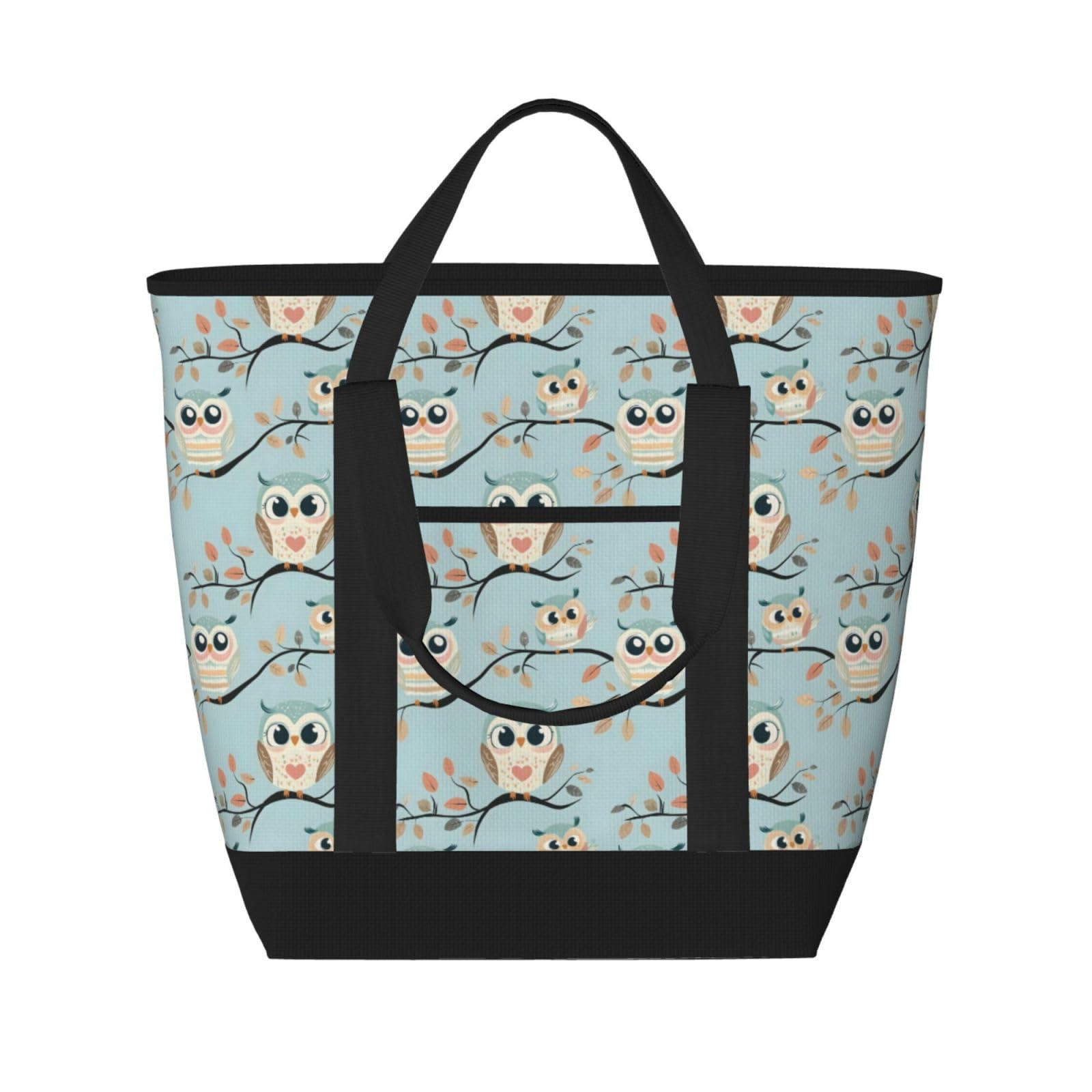 Grand sac isotherme doux pliable maintien température chaud et froid