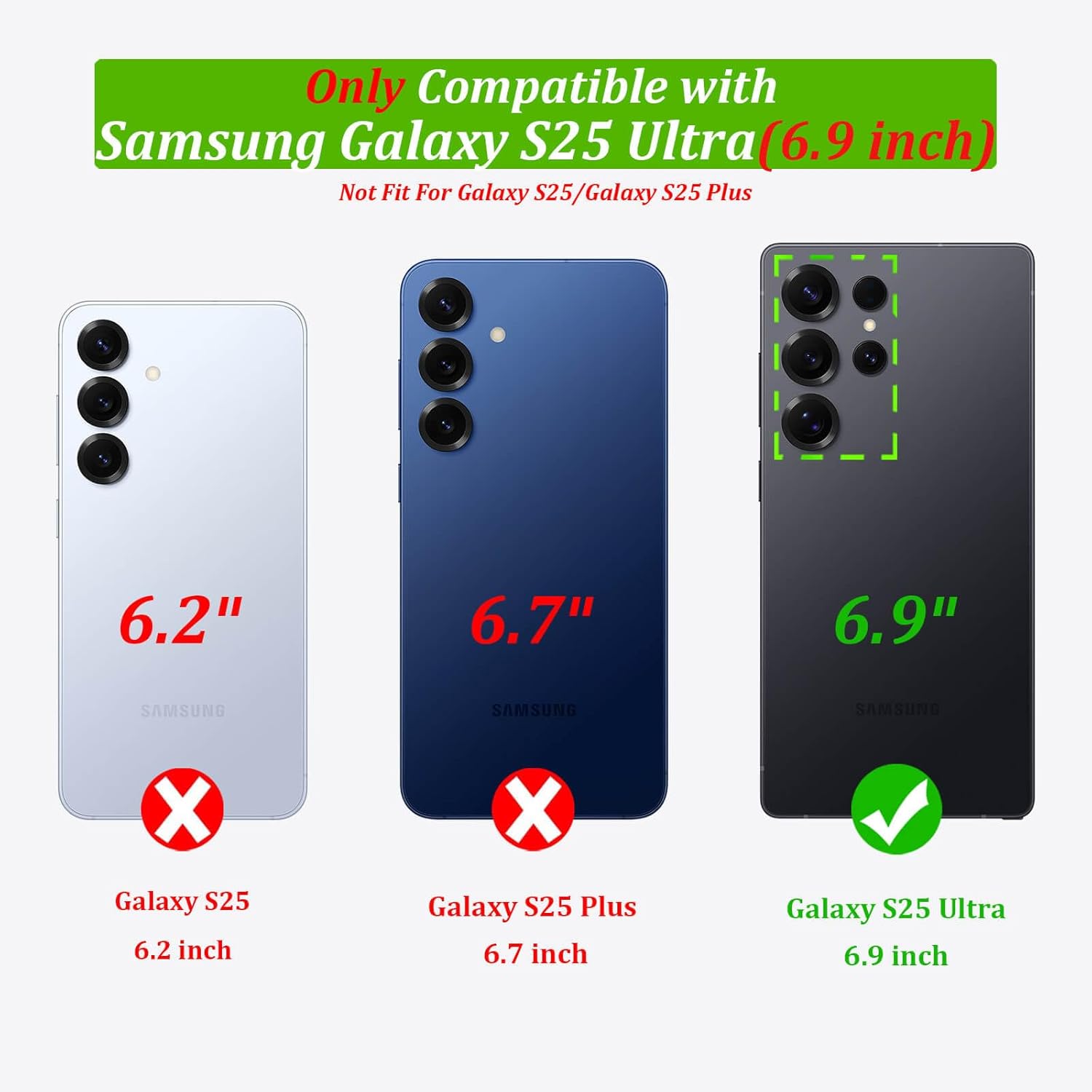 for Samsung Galaxy S25 Ultra Case Wallet,Women Flip Cover with Credit Card Holders Butterfly Embossed PU Leather Stand Wrist Strap Protective Phone Case 6.9 Inch 2025 (Purple) - Image 6