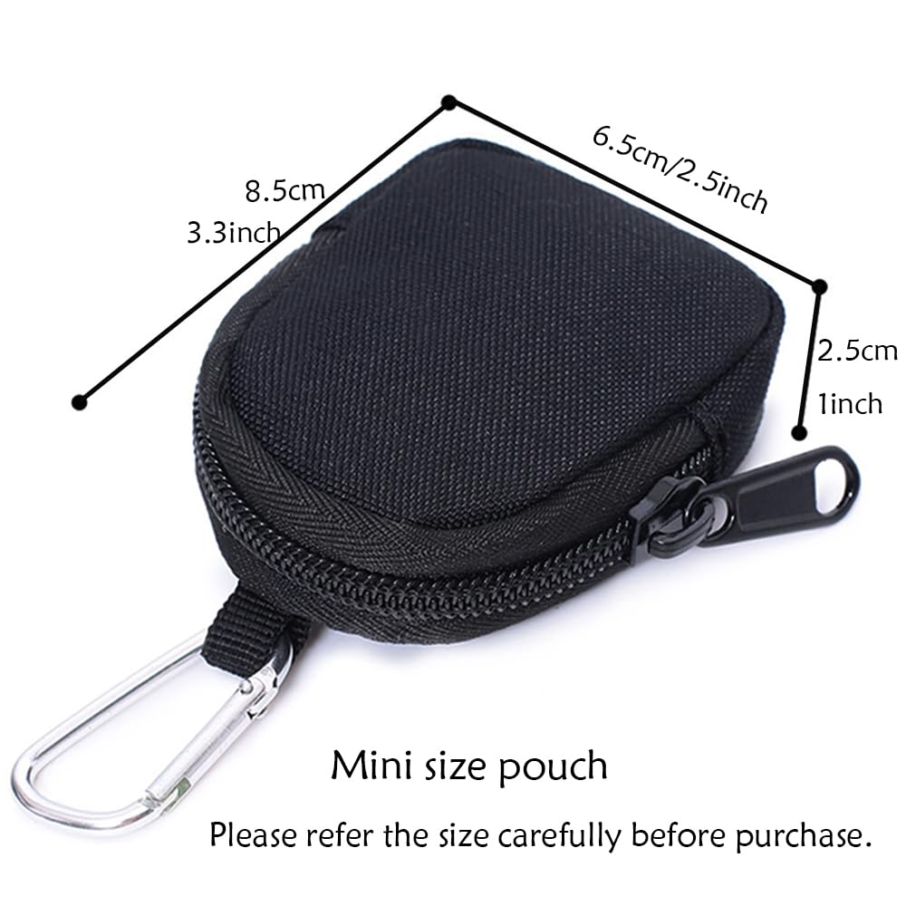Taktische Münzgeldbörse – Militär-Tasche als Mini-Werkzeug-Organizer für Münzen, Autoschlüssel, Taille, Kopfhörer, Rucksack, Zubehörtasche, 2 Stück, Armeegrün, 2 Stück