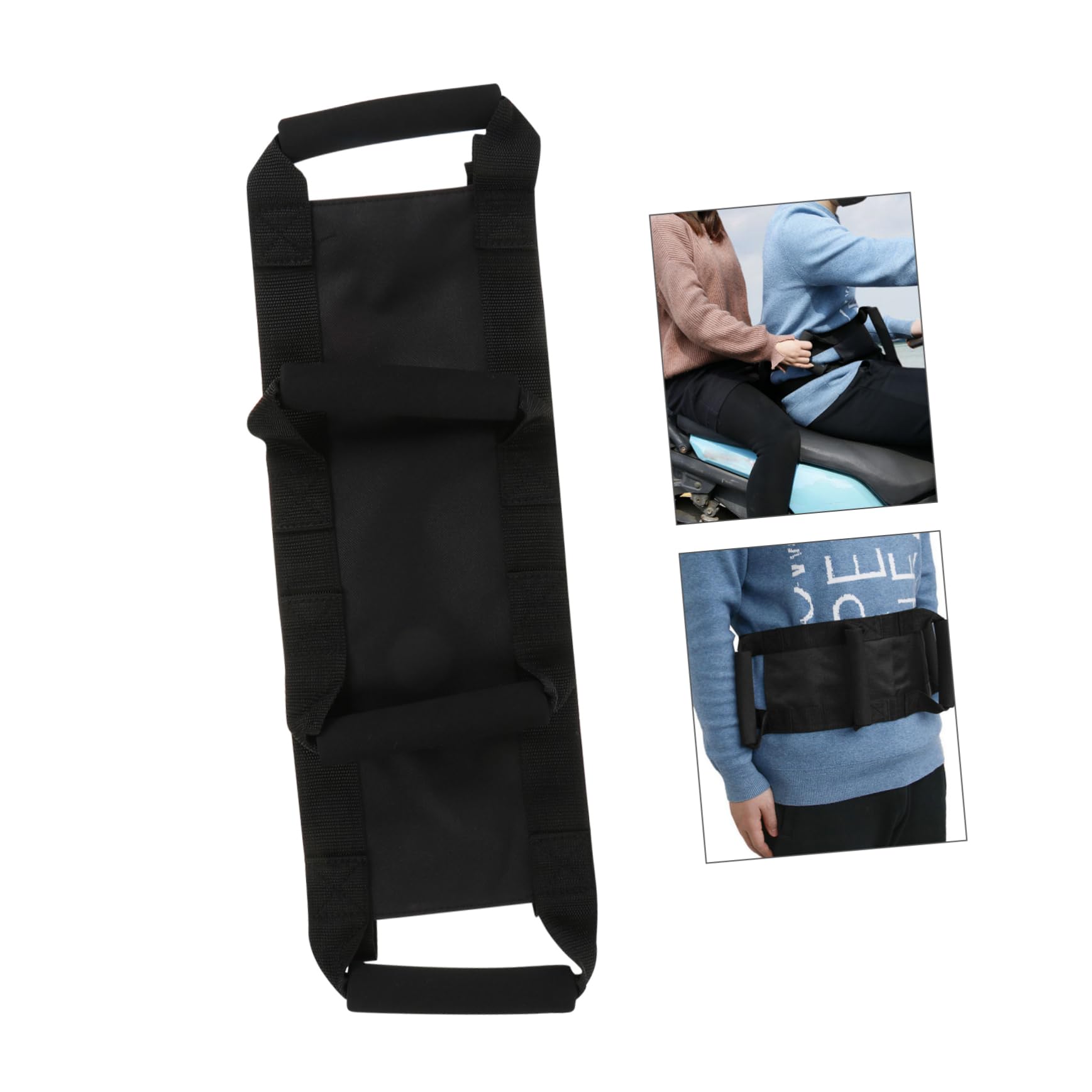 OUNONA Adjustable Motorbike Waist Strap Protective Riding Belt for Motorcycles Safety Accessory