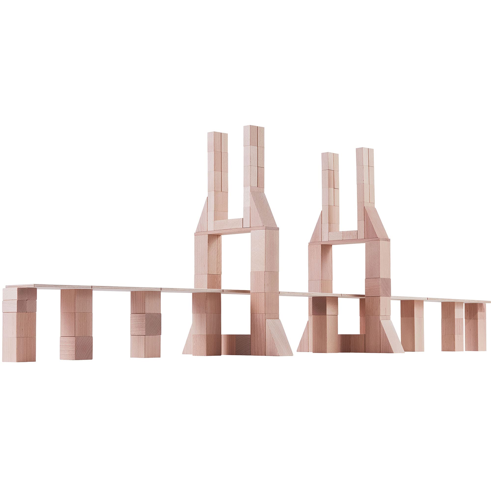 HABA 306251 - Baustein-System Clever-Up! 4.0, Bau- und Entdeckersteine ab 1 Jahr, made in Germany, Beige