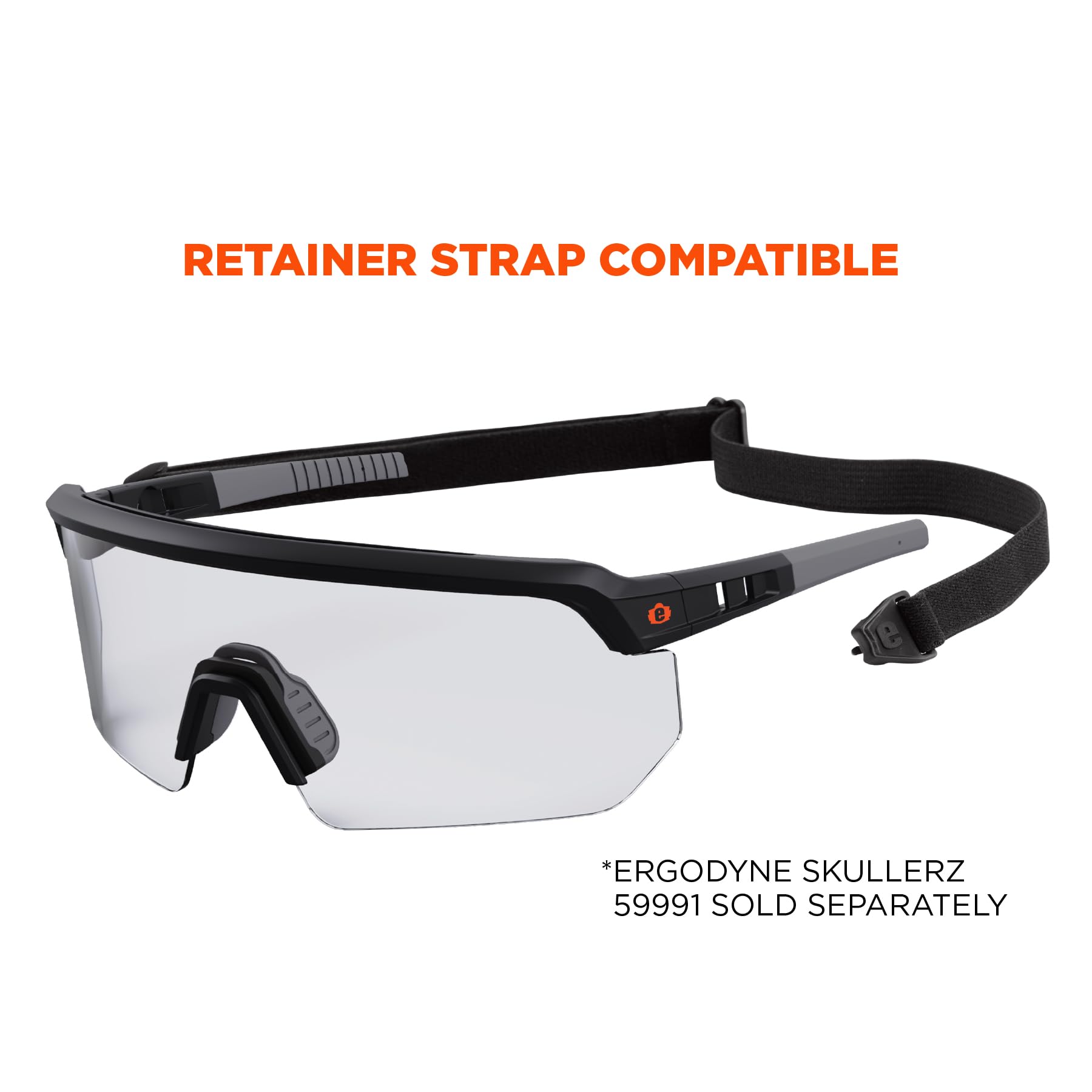 Ergodyne Skullerz Aegir Safety Glasses, Sunglasses Occhiali da sole di sicurezza Unisex - Adulto (Pacco da 1)