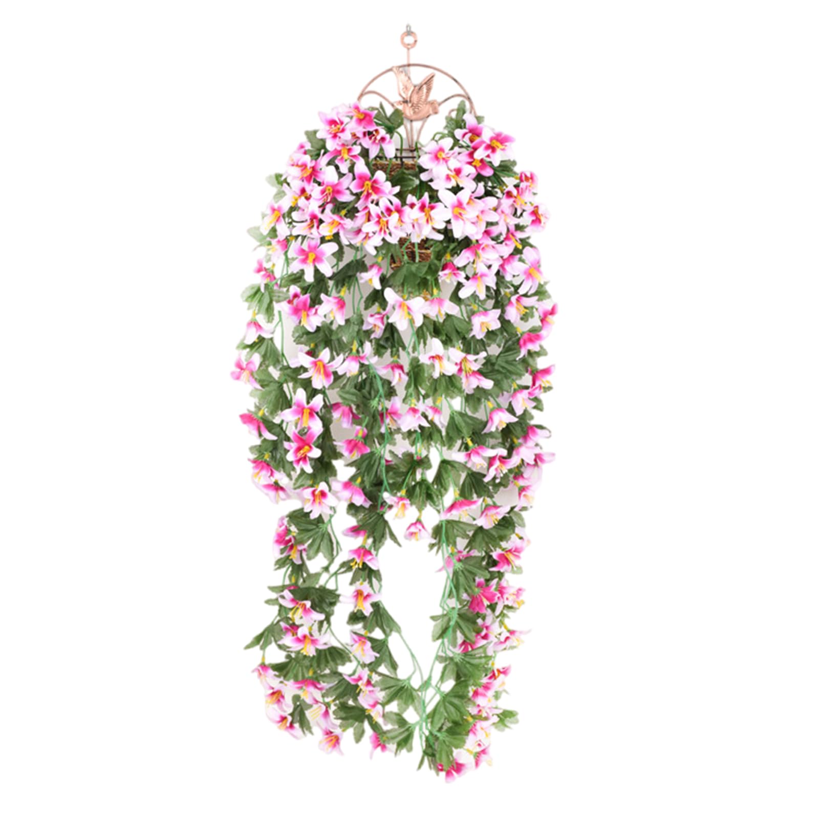 Kalttoy A Rtificial Hanging Flower For Outdoor Hanging Plant Decoration 90Cm Realistic Rtificial Vine Plant Flower For Wedding
