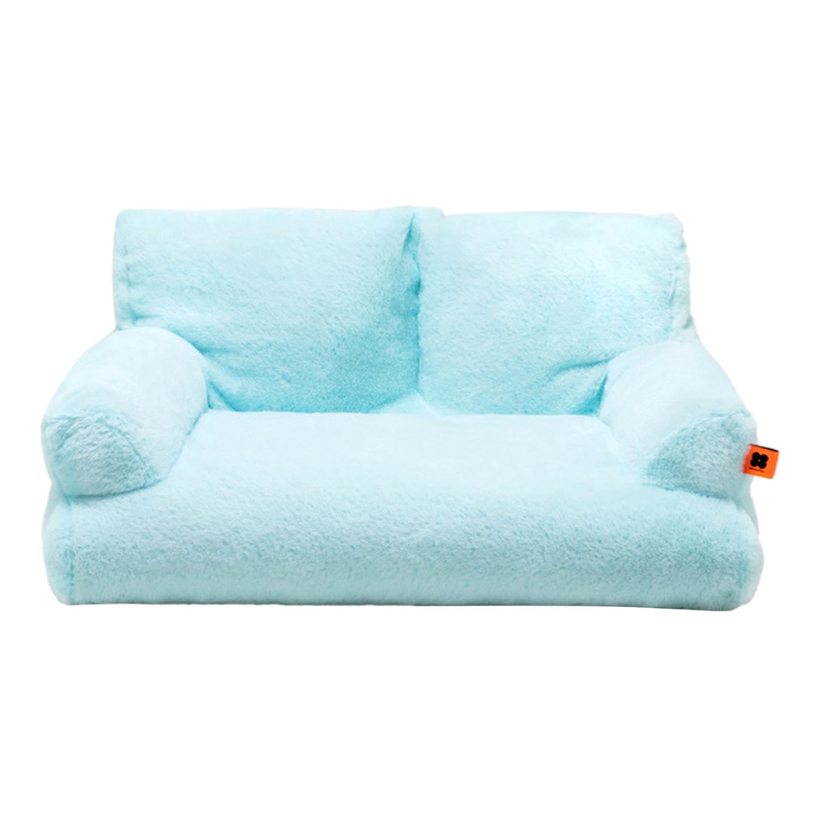 Sofá Cama para Gatos de Felpa Lavable con Fondo Antideslizante para Mascotas Pequeñas