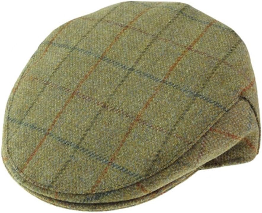 Glen Appin of Scotland Limited 100% Wool Flat Caps Mens Teflon Coated Head Accessories