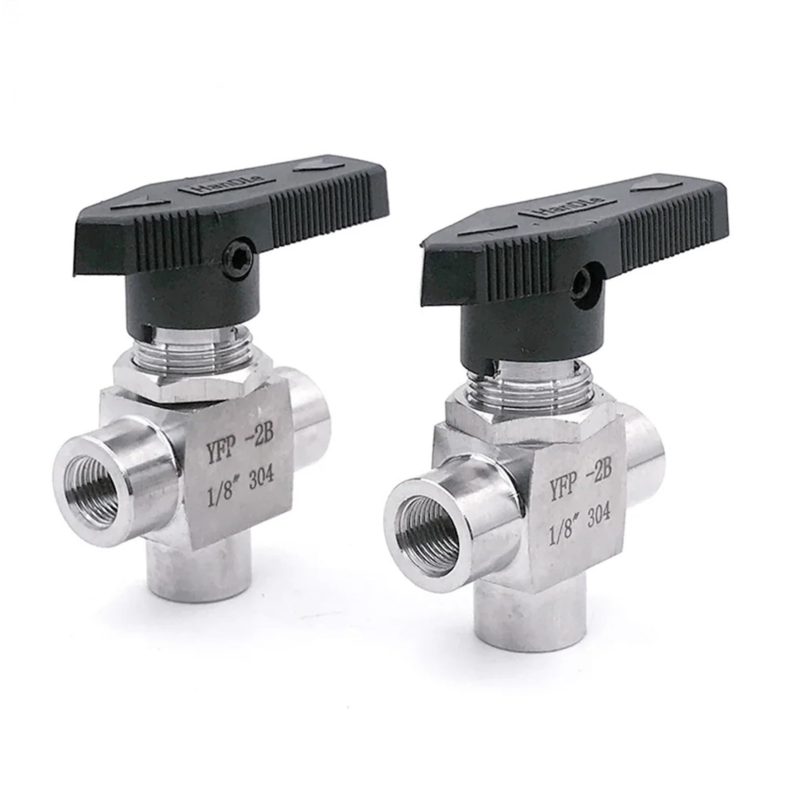 Vanne de dérivation 3/8 inox pour circuit d'arrosage de jardin et tuyau de gaz