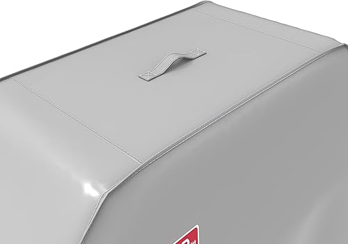 Vista 54 de Cubierta resistente para parrilla de gas impermeable de 52 pulgadas para parrilla de gas Weber Char-Broil Coleman, color beige Beige,Bandera