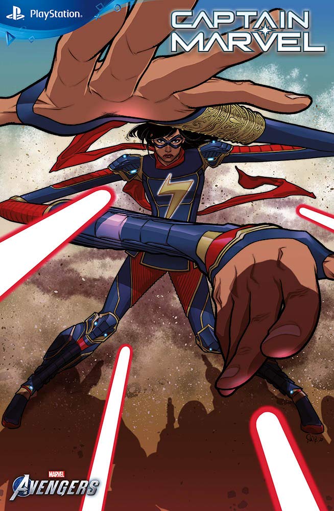 Captain Marvel Variant square Enix Marvel's Avengers 16