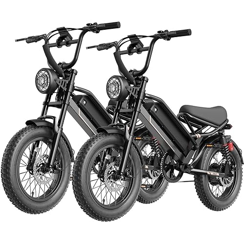 Electric Bike for Adults Teens,3000W/2000W Peak Electric Dirt Ebike,20"/16"*4 Fat Tire E Bike,All Terrain 32/28MPH Top Speed,Ebike Up to 55-80 Miles Range,Bicicleta Eléctrica para Adultos