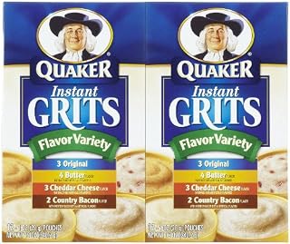 Quaker Flavor Variety Instant Grits, 2 Pack