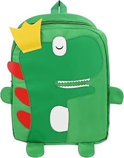 Childrens Backpack, Toddler Dinosaur Backpack, Kids Bags for Boys Cute Dinosaur Toddler Backpack Canvas Daypack for Boys Girls Cartoon School Backpack