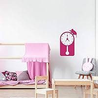Vista 8 de Decoración de rima de guardería Hickory Dickory Dock Mouse Clock Vinilo Calcomanía de pared para sala de juegos de niños, guardería, biblioteca