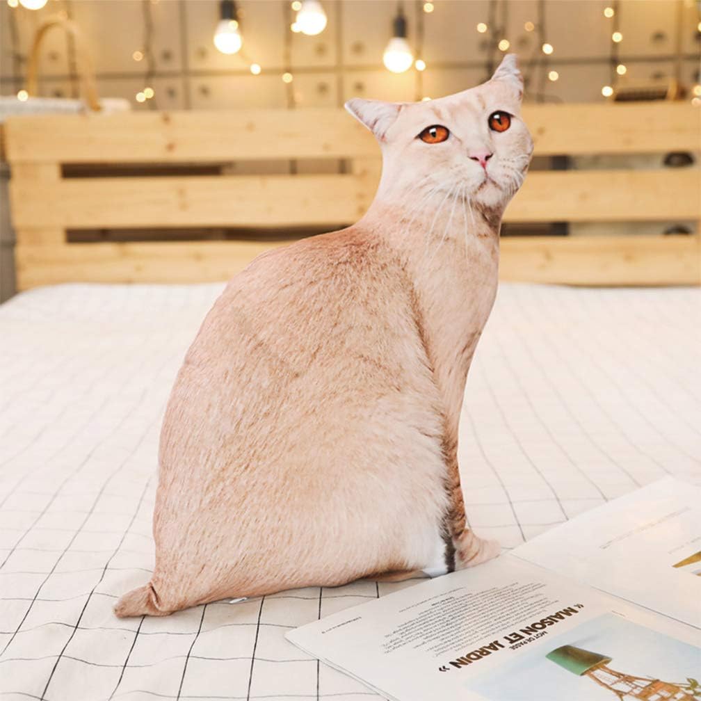 3d cat pillow
