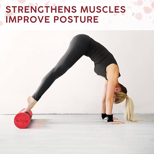 Miniatura 5 de Yes4All - Rodillos de espuma de polietileno de baja densidad, 12182436 pulgadas, para masaje muscular, yoga, ejercicios de la zona media y terapia