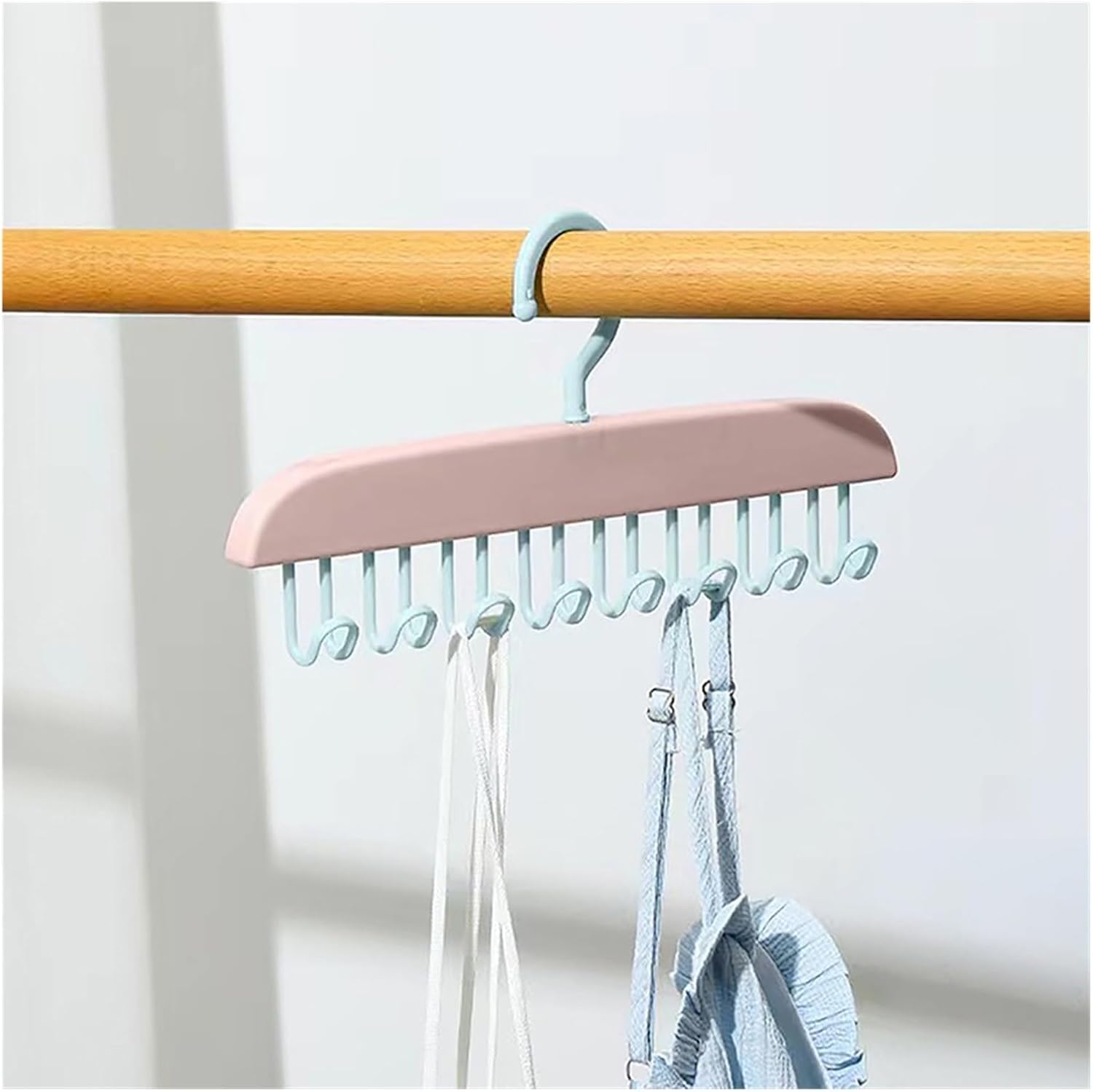Tie Rack Belt Hanger Multiple HooksStorage Bra Hangers for Closet