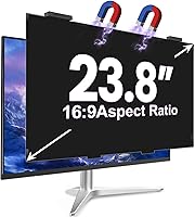 Vista 11 de Paquete de 2 protectores magnéticos de pantalla de privacidad de 27 pulgadas para monitor de computadora, relación de aspecto 16:9, película
